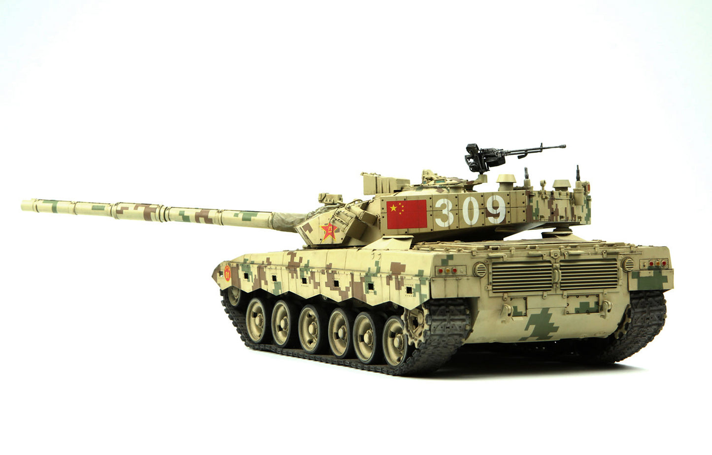 [In Stock] Meng 1/35 PLA MAIN BATTLE TANK ZTZ96B Plastic Model Kit TS-034