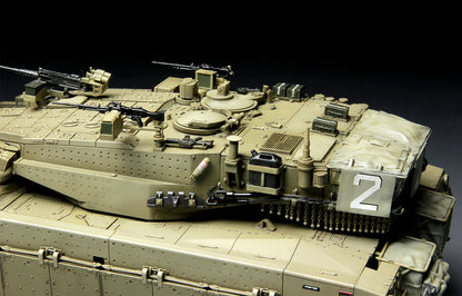 Meng 1/35 ISRAEL MAIN BATTLE TANK MERKAVA Mk.3 BAZ w/NOCHRI DALET MINE ROLLER SYSTEM Plastic Model Kit TS-005