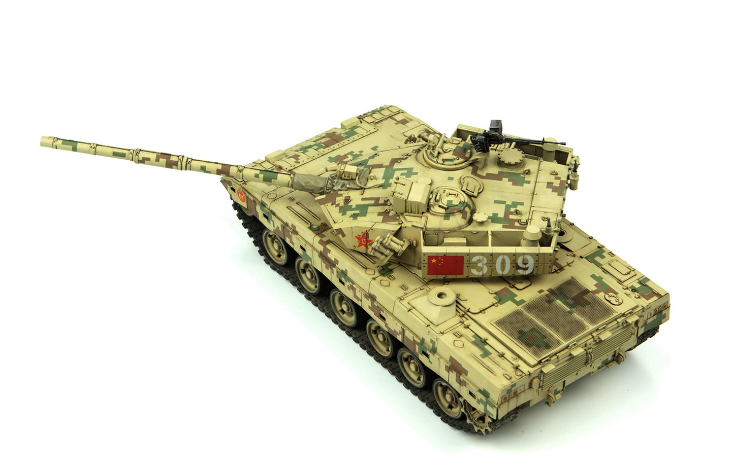 [In Stock] Meng 1/35 PLA MAIN BATTLE TANK ZTZ96B Plastic Model Kit TS-034