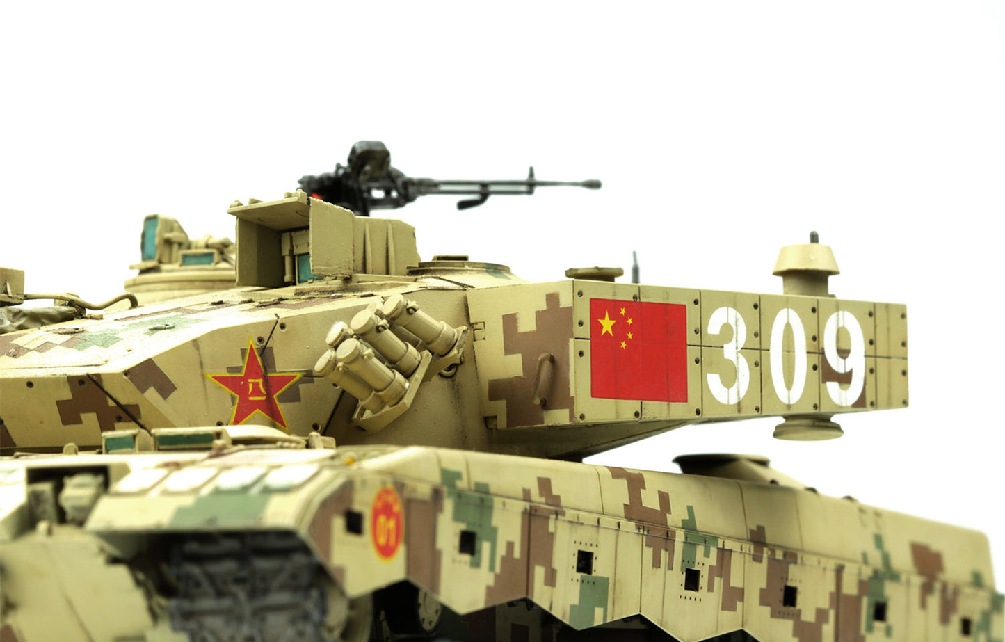 [In Stock] Meng 1/35 PLA MAIN BATTLE TANK ZTZ96B Plastic Model Kit TS-034